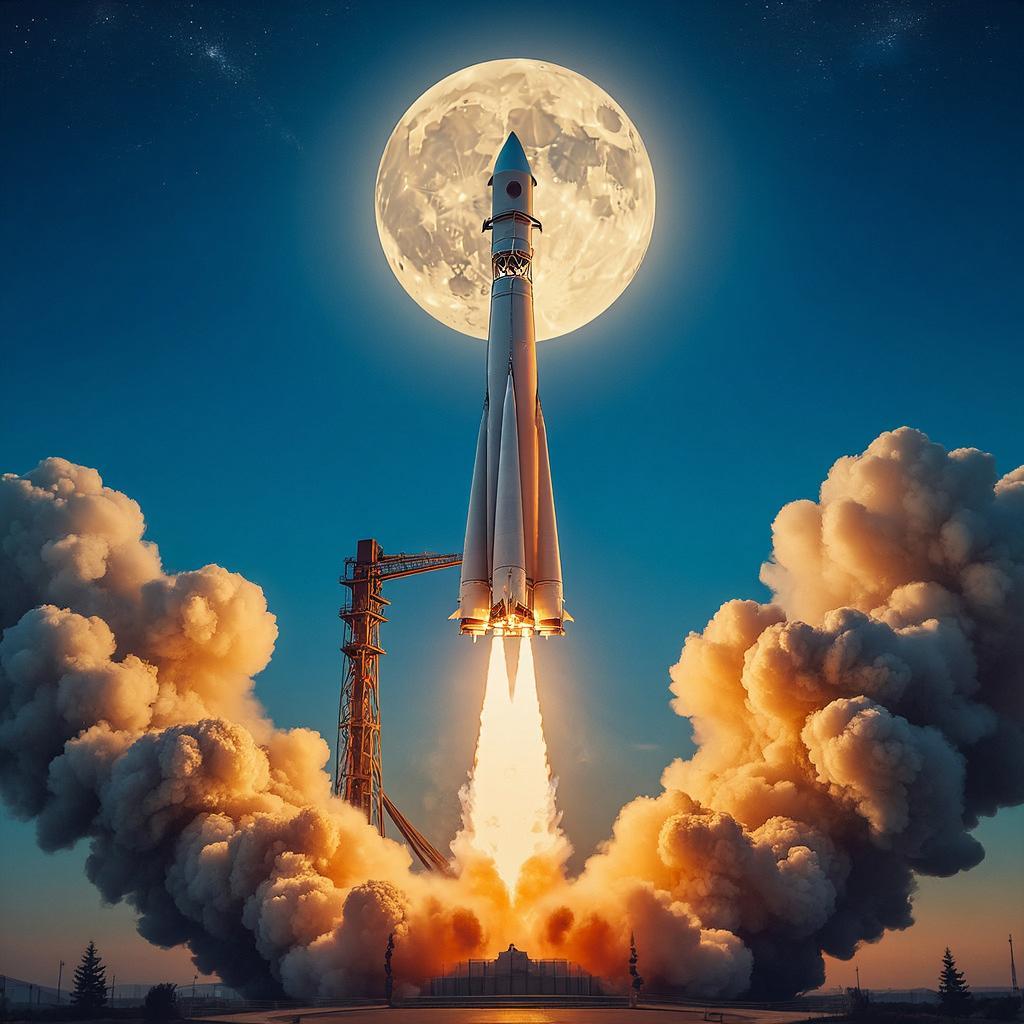 Ракета на старте